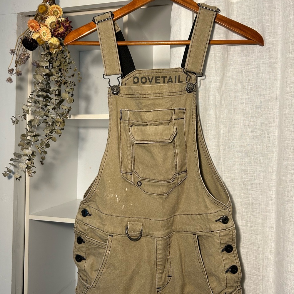 Dovetail Workwear Limited Edition Freshley Overalls Natural Canvas